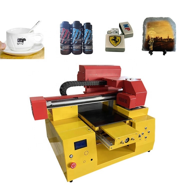 Hot Selling A3 Plus LED UV Printing Machine Direct to All Materials High Resolution Varnish Effect Flatbed UV Printer A3