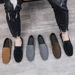 MA60 Nouveaux Mocassins Tendance pour Hommes en Daim, Chaussures Décontractées à Enfiler, Chaussures en Cuir pour Hommes, Mocassins de Conduite - Product Image 6