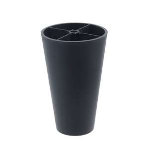 Design moderno 75*45*120mmh gambe in plastica nera <span class=keywords><strong>per</strong></span> divano PP plastica piede <span class=keywords><strong>per</strong></span> pranzo <span class=keywords><strong>cucina</strong></span> soggiorno camera da letto <span class=keywords><strong>mobili</strong></span> - Product Image 1