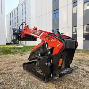 TOVISEN V1000 Mini Skid Steer Loader Diesel Orugas Hidraulica Alto Flujo Mulcher Forestal - Product Image 3