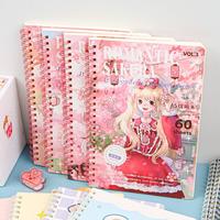 Cuaderno Espiral con Cubierta de Papel A5 de Hojas Sueltas para Estudiantes, con Logotipo Personalizado y Diseño de Dibujos Animados, 40 Hojas, para Regalo