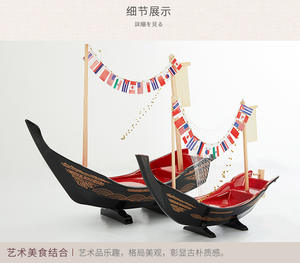 <span class=keywords><strong>Barco</strong></span> <span class=keywords><strong>de</strong></span> <span class=keywords><strong>Sushi</strong></span> <span class=keywords><strong>Grande</strong></span> <span class=keywords><strong>de</strong></span> Plástico ABS Ecológico <span class=keywords><strong>de</strong></span> Alta Calidad para Restaurante Japonés y Uso en Fiestas - Product Image 6