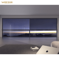 Ventana Corredera Unidireccional con Rotura de Puente Térmico, Insonorizada e Impermeable, de Vidrio Templado de Seguridad Wazzor