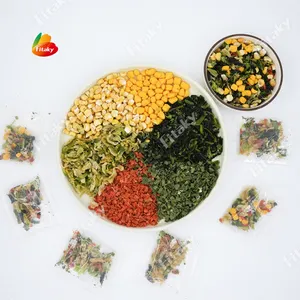 प्रीमियम ग्रेड चीनी डीहाइड्रेटर वनस्पति निर्जलित सब्जियां खरीददार चीनी मिश्रित सब्जियां