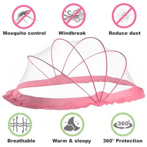 Pieghevole bambino zanzariera per il letto con oscuramento <span class=keywords><strong>baldacchino</strong></span> portatile culla copertura della rete tenda per culle - Product Image 5