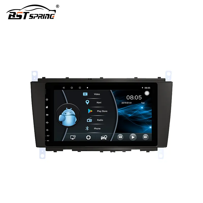 Autoradio 2DIN Android Navigation Audio de voiture pour Mercedes Benz classe C W203 2004-2006 lecteur d'autoradio