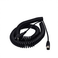 Câble spiralé personnalisé de 8 mètres HK8M-THX 24V avec connecteur aviation pour grand camion, conception anti-vibration, nouveau CN/GUA