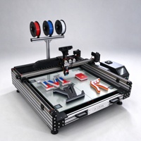 Imprimante 3D professionnelle grand format, prise en charge de matériaux multicolores, imprimante 3D pour la publicité, équipement d'impression 3D industriel
