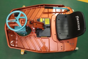 Go Kart Eléctrico Flexcart de 750W con Transmisión por Correa, para Adultos, Carga Máxima de 200 kg, Freno de Disco - Product Image 6