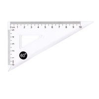 Promotionnel 15cm 20cm 30cm Règle En Plastique Ensemble Étudiant Maths Géométrie Ensemble Carrés Triangle Règle Rapporteur pour L'école