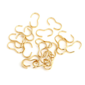Stainless Steel 3-Shaped Buckle <b>Ear</b> <b>Clip</b> Jewelry Findings For Bracelet Making Mixed Shapes Gold Plated H1737 - Product Image 5