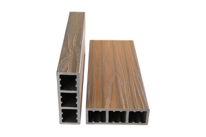 Divisorio e divisorio per tubi quadrati decorativi per esterni tubo in PVC in legno WPC travi finte tubo composito in legno di plastica - Product Image 6