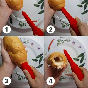 Herramienta perforadora de pan para hot dogs BBQ, perforadora de panecillas para hot dogs, perforadora de panecillas para asar, a prueba de fugas - Product Image 3