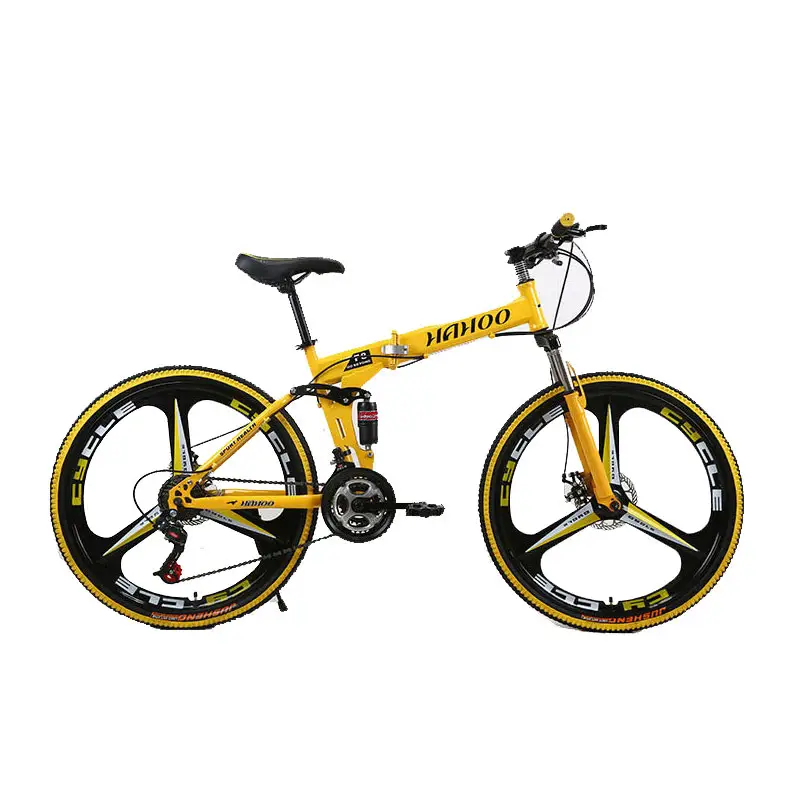 Chinese Factory 20/24/26 inch Foldable Mountain Bicycle Shockproof 21/24/27 Speed Convenient Adult Bike Other Bike Mountain Bike