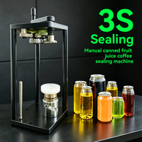 Machine manuelle de scellage de boîtes |   Fabricant |   Convient pour sceller les boîtes de café, de boissons et de noix |   Les bouteilles peuvent être personnalisées