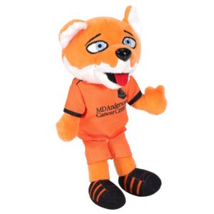 Peluche Mascotte <span class=keywords><strong>Volpe</strong></span> Arancione Cartoon con Tuta Sportiva, Giocattolo Personalizzato a Forma di <span class=keywords><strong>Volpe</strong></span>, Personaggio Squadra Sportiva, Regalo in Peluche - Product Image 2