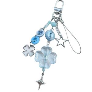 Llavero Acrílico con Lazo de Dibujos Animados, Cuentas, Colgante de Corazón, Estrella, <span class=keywords><strong>Guitarra</strong></span>, Mariposa, Cruz, para Funda de Teléfono, Cordón - Product Image 1