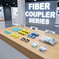 Coupleur de fibre optique duplex LC-LC universel monomode multimode, adaptateur Aqua OM3 OM4, connecteur de fibre