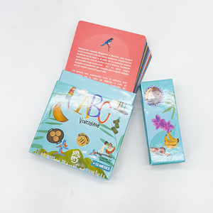 Fabricants Impression personnalisée Français Apprentissage cognitif Enfants Histoire Cartes flash éducatives Impression personnalisée - Product Image 4