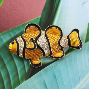 Intage namuxury namnamel shion ashion lloy ananual ROP laze roropic ish iiamond Inlaid emperemperrooch CEAN tyle - Product Image 4