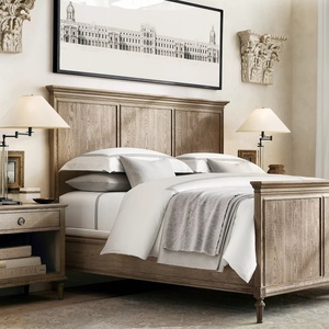 Tête <span class=keywords><strong>de</strong></span> <span class=keywords><strong>lit</strong></span> sculptée en <span class=keywords><strong>bois</strong></span> <span class=keywords><strong>de</strong></span> frêne massif, style campagnard américain, confortable, écologique et durable, pour <span class=keywords><strong>lit</strong></span> King/Queen Size - Product Image 1