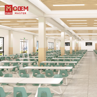 Ensemble de salle à manger complet MINYI BOW, table et bancs pour école, mobilier pour restaurant, table et chaises