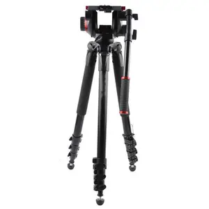 Manfrotto MVK504AQ 504HD gimbal + MVT53Q kamera tripodu set