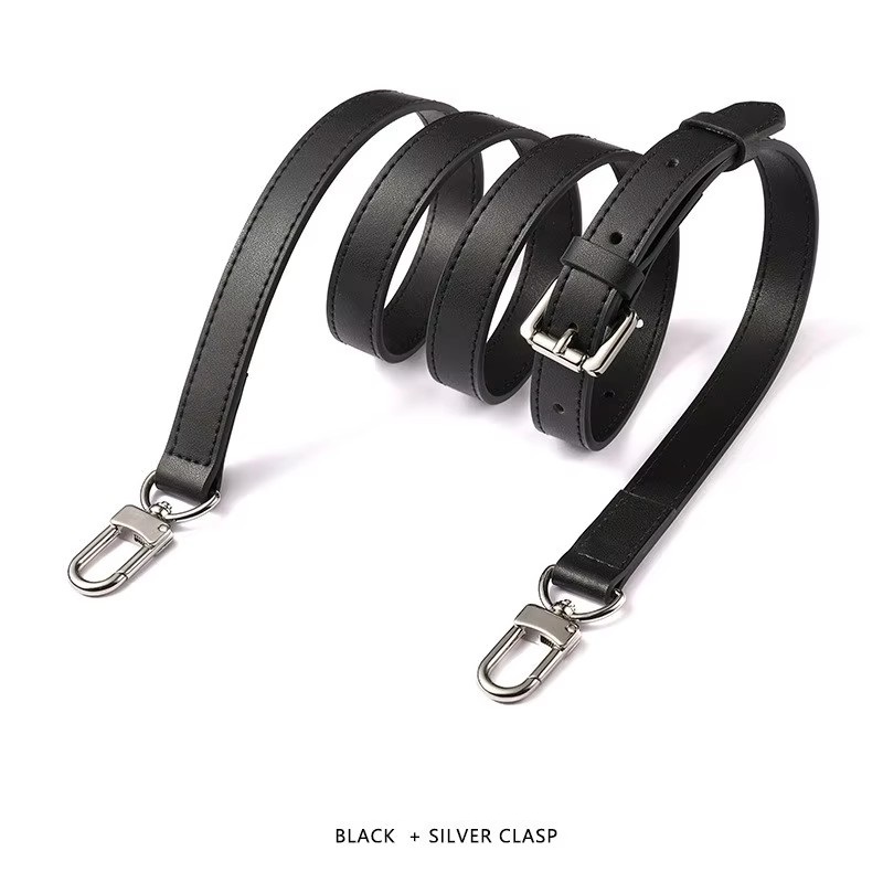 Black with Silver Buckle