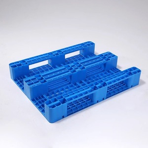 Fournisseur de palettes en plastique antidérapantes à bas prix, palettes euro à neuf pieds robustes, tailles personnalisées - Product Image 3