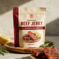 Sacs d'emballage personnalisés en gros pour viande séchée avec logo, petits sachets de viande séchée et produits imprimés