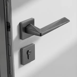 Cerradura de puerta de aleación de Zinc magnética silenciosa moderna con llave de Metal para oficina dormitorio baño Hotel apartamento Cocina - Product Image 1
