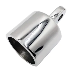 316 stainless steel boat tube eye end bimini fitting With Mirror Finish