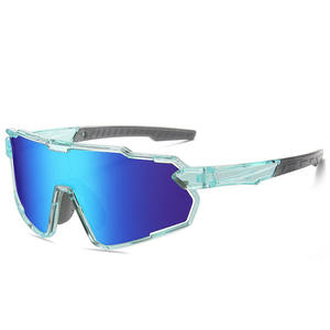 नए बच्चों के आउटडोर साइकिलिंग धूप का चश्मा, बड़े फ्रेम स्पोर्ट्स गॉगल, यूव सुरक्षा, लोगो कस्टम, 1 पीसी मिनट। - Product Image 4