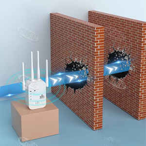 Cross Border Home Network Extender mit sechs Antennen 300M Signal verstärker Wall Repeater Verbesserter WIFI-Empfang - Product Image 2