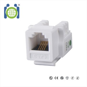 <strong>RJ11</strong> keystone telephone 6P4C telephone voice <strong>modular</strong> <strong>jack</strong> ethernet cable utp cat3 90 Degree UTP <strong>Modular</strong> - Product Image 3