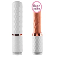 Teleskop Dildo Vibrator Dehnbarer Dildo Automatische Dildo Schub Sex Maschine für Frauen