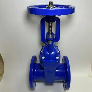 Válvula de eclusa de ferro fundido manual RCV para abastecimento de água