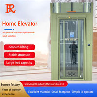 Ascenseur hydraulique compact à entraînement forcé pour villa, usage résidentiel, extérieur et applications hôtelières
