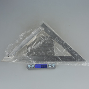 Yunbei Yb Aluminum Alloy 200mm 90 Degree Triangle Ruler For Decoration <b>Measuring</b> <b>Tool</b> - Product Image 4