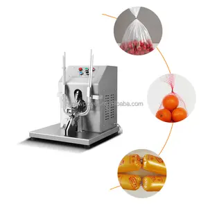 Mesin pemotong buah klip plastik kantung jaring Manual baru mesin pengikat kuku simpul kemasan alat pemotong sosis untuk kualitas baik