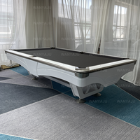 Mesa de billar profesional de pizarra de 9 pies para el hogar o billlards Club & Hall Use Marco y patas de roble macizo Calidad de grado comercial