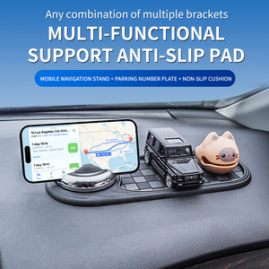 Baviss แผ่นแผงหน้าปัดรถ OEM แบบไม่ลื่นออกแบบเองได้พื้นผิวพีวีซีอุปกรณ์เสริมภายในรถที่วางโทรศัพท์ที่ยึดสำหรับจอดรถ - Product Image 2