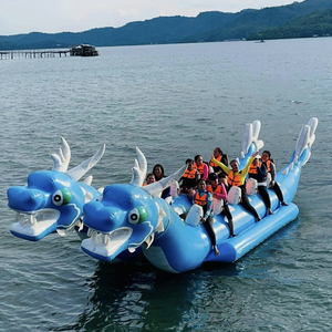 Jeux aquatiques gonflables : Bateau banane dragon pour divertissements aquatiques - Product Image 3