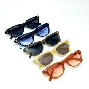 Personalized Classic Wholesale Cheap Green Candy Color Fashion Sun Glasses Brand Trendy Sunglasses
