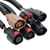 Arnés de inyector de combustible del motor, tipo conductor: núcleo de cobre, longitud 1m-1.5m, tipo de conector: adaptador