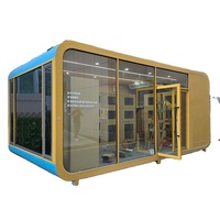 Maison mobile multifonctionnelle à installation simple, cabine intégrée, conteneur pour usage hôtelier, maison Apple Pod avec caractéristiques mobiles