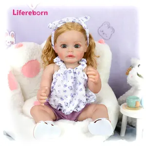 Liferebornプロモーションプリティベイビーガール幼児人形Reborn Mueca Realista De Silicona Beb Reborn Baby Dolls for Sale