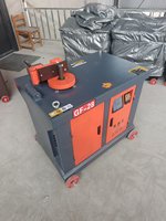 Cintreuse de barres d'armature CNC portable automatique GF-28 avec roues pour usine