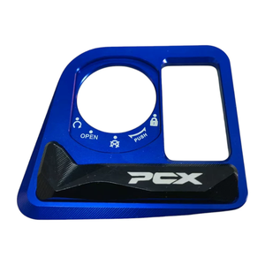 Convient pour <span class=keywords><strong>HONDA</strong></span> PCX160/<span class=keywords><strong>125</strong></span> pièces de modification de moto couvercle de protection de serrure de porte électrique couvercle de verrouillage de commutateur à clé 2017-2024 - Product Image 1