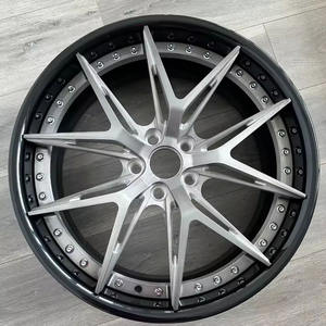 Jantes forgées en deux parties concaves de 21, 20, 22, 24 pouces, polies, 5x120, 5x112, 5x114.3, adaptées aux voitures de course BMW M2 <span class=keywords><strong>F80</strong></span> F82 F90 F92 M8 <span class=keywords><strong>Ferrari</strong></span> - Product Image 2